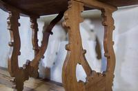 Charming 18th Century Italian Demi-Lune Lyre-Leg Fruitwood Table (4 of 13) Charming 18th Century Italian Demi-Lune Lyre-Leg Fruitwood Table (4 of 13)