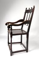 Rare 17th Century Derbyshire Wainscot Chair (7 of 10) Rare 17th Century Derbyshire Wainscot Chair (7 of 10)
