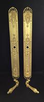 Pair of Outstanding Antique Cast Gilt Brass Door Escutcheons & Handles (2 of 7) Pair of Outstanding Antique Cast Gilt Brass Door Escutcheons & Handles (2 of 7)