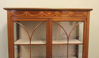 Edwardian Mahogany Inlaid Glass Display Cabinet (4 of 10) Edwardian Mahogany Inlaid Glass Display Cabinet (4 of 10)