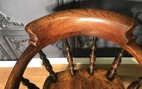 Victorian Elm Captains Smokers Bow Chair (7 of 13) Victorian Elm Captains Smokers Bow Chair (7 of 13)