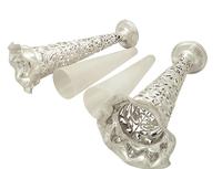 Pair of Antique Art Nouveau Sterling Silver 10 1/2" Vases 1905 (7 of 9) Pair of Antique Art Nouveau Sterling Silver 10 1/2" Vases 1905 (7 of 9)