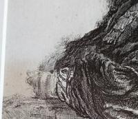 After Rembrandt, copy of portrait, etching, late 18th century, in period frame (5 of 6) After Rembrandt, copy of portrait, etching, late 18th century, in period frame (5 of 6)