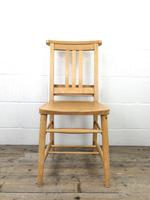 Set of Four Vintage Beech Chapel Chairs (10 of 16) Set of Four Vintage Beech Chapel Chairs (10 of 16)