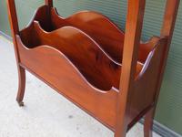 Edwardian Mahogany Magazine Rack with Book Stand (4 of 7) Edwardian Mahogany Magazine Rack with Book Stand (4 of 7)