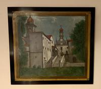 Spanish Moorish Churchyard / Monastery Scene on Tin Plate (9 of 9) Spanish Moorish Churchyard / Monastery Scene on Tin Plate (9 of 9)