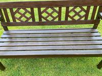 Large 3 Seater Vintage 20th Century Colonial Style Teak Garden Bench (26 of 33) Large 3 Seater Vintage 20th Century Colonial Style Teak Garden Bench (26 of 33)