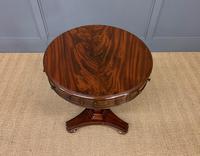 William IV Flame Mahogany Drum Table (7 of 9) William IV Flame Mahogany Drum Table (7 of 9)
