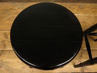 Set of Three Vintage Ebonized Stools (6 of 12) Set of Three Vintage Ebonized Stools (6 of 12)