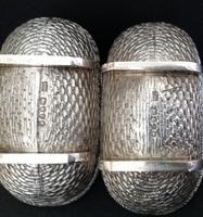 Pair of Antique Victorian Silver Salts / Spoons - 1878 (4 of 9) Pair of Antique Victorian Silver Salts / Spoons - 1878 (4 of 9)