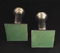 Pair of Silver Plated Corinthian Column Candlesticks (2 of 5) Pair of Silver Plated Corinthian Column Candlesticks (2 of 5)