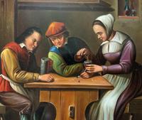 Early 19th Century Dutch School Drinking in a Tavern Oil on Panel Portrait Painting (4 of 11) Early 19th Century Dutch School Drinking in a Tavern Oil on Panel Portrait Painting (4 of 11)