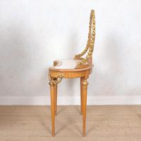 Neoclassical Marble Dressing Table Gilt Mirrored Vanity Satinwood (4 of 14) Neoclassical Marble Dressing Table Gilt Mirrored Vanity Satinwood (4 of 14)