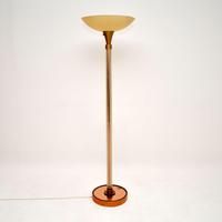 Art Deco Copper & Glass Vintage Floor Lamp (2 of 10) Art Deco Copper & Glass Vintage Floor Lamp (2 of 10)