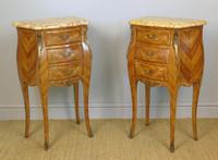 Good Pair Of French Inlaid Bedside Cabinets With Ormolu Mounts (3 of 7) Good Pair Of French Inlaid Bedside Cabinets With Ormolu Mounts (3 of 7)