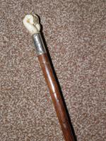 Antique kendall hallmarked 1925 silver walking/dress cane w/carved fist handle (3 of 9) Antique kendall hallmarked 1925 silver walking/dress cane w/carved fist handle (3 of 9)