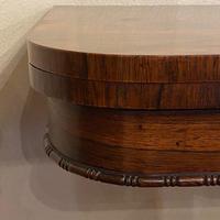 Gillows of Lancaster: Georgian Period Rosewood Fold-over Tea Table (2 of 10) Gillows of Lancaster: Georgian Period Rosewood Fold-over Tea Table (2 of 10)