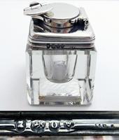 Antique Georgian 1829 Solid Sterling Silver & Glass Travelling Inkwell Ink Pot - 19th Century (2 of 10) Antique Georgian 1829 Solid Sterling Silver & Glass Travelling Inkwell Ink Pot - 19th Century (2 of 10)