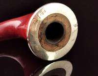 Antique Calabash Smoking Pipe, Sterling Silver (7 of 9) Antique Calabash Smoking Pipe, Sterling Silver (7 of 9)