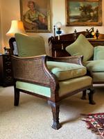19th Century Antique Mahogany Upholstered 3 Piece Bergere Sofa Suite Armchairs Settee (7 of 15) 19th Century Antique Mahogany Upholstered 3 Piece Bergere Sofa Suite Armchairs Settee (7 of 15)
