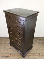 Early 20th Century Antique Oak Narrow Chest of Drawers (7 of 11) Early 20th Century Antique Oak Narrow Chest of Drawers (7 of 11)