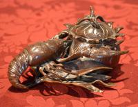 Fine Bronze Lobster Inkwell (10 of 10) Fine Bronze Lobster Inkwell (10 of 10)