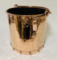 Antique Riveted Copper Bucket (4 of 14) Antique Riveted Copper Bucket (4 of 14)