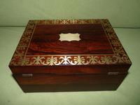 QUALITY Inlaid Regency Rosewood Jewellery Box + Tray. c1830 (8 of 15) QUALITY Inlaid Regency Rosewood Jewellery Box + Tray. c1830 (8 of 15)