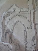 18th Century Old Master Pen & Ink "Ruins" (5 of 6) 18th Century Old Master Pen & Ink "Ruins" (5 of 6)