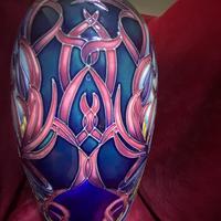 Large Moorcroft “Maypole” pattern limited edition vase by Wendy Mason numbered 61 of 150 (9 of 9) Large Moorcroft “Maypole” pattern limited edition vase by Wendy Mason numbered 61 of 150 (9 of 9)