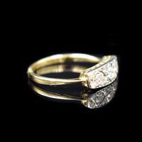 Antique Diamond 11 Stone 18ct 18K Yellow Gold & Platinum Ring (3 of 10) Antique Diamond 11 Stone 18ct 18K Yellow Gold & Platinum Ring (3 of 10)