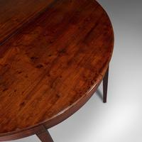 Antique Folding Tea Table, English, Mahogany, Side, Demi Lune, Georgian c.1800 (9 of 12) Antique Folding Tea Table, English, Mahogany, Side, Demi Lune, Georgian c.1800 (9 of 12)