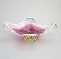 Good Retro Josef Hospodka Chribska Glassworks 'Rasberry' Bowl c.1960 (2 of 8) Good Retro Josef Hospodka Chribska Glassworks 'Rasberry' Bowl c.1960 (2 of 8)