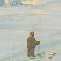 Emanuel A Petersen, Arctic Landscape With Inuit, Oil Painting (2 of 8) Emanuel A Petersen, Arctic Landscape With Inuit, Oil Painting (2 of 8)