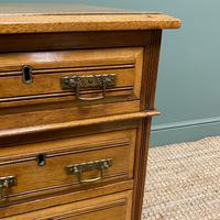 Victorian Walnut Antique Pedestal Desk (4 of 8) Victorian Walnut Antique Pedestal Desk (4 of 8)