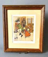 Edwardian Christmas Nursery Print by Cecil Aldin