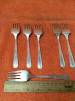 Antique Silver Plate EPNS Art Deco Desert Forks c.1920 (7 of 7) Antique Silver Plate EPNS Art Deco Desert Forks c.1920 (7 of 7)