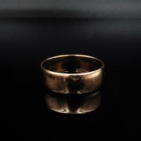 Antique Edwardian 9ct 9K Rose Gold Plain Stacking Wedding Band Ring (4 of 8) Antique Edwardian 9ct 9K Rose Gold Plain Stacking Wedding Band Ring (4 of 8)