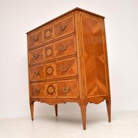 Antique Neoclassical Style Inlaid Marquetry Chest of Drawers (8 of 11) Antique Neoclassical Style Inlaid Marquetry Chest of Drawers (8 of 11)