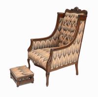 Pair of Victorian Salon Chairs Arm Club Chair Stools (4 of 15) Pair of Victorian Salon Chairs Arm Club Chair Stools (4 of 15)