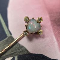 Antique Victorian Gold Opal Heart & Diamond Cased Stick Pin (8 of 9) Antique Victorian Gold Opal Heart & Diamond Cased Stick Pin (8 of 9)