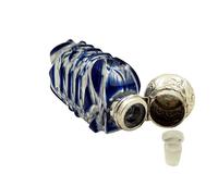 Antique Silver & Blue Overlay Cut Glass Perfume / Scent Bottle c1890 (5 of 9) Antique Silver & Blue Overlay Cut Glass Perfume / Scent Bottle c1890 (5 of 9)