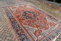 Antique Heriz roomsize carpet 347x246cm (9 of 9) Antique Heriz roomsize carpet 347x246cm (9 of 9)