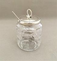 Superb Silver & Cut Glass Preserve Pot & Spoon (4 of 7) Superb Silver & Cut Glass Preserve Pot & Spoon (4 of 7)