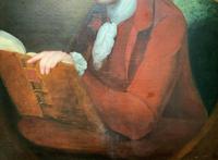 Magnificent Large Mid 18th Century Oil Portrait Painting of a Scholar Gent Reading (8 of 12) Magnificent Large Mid 18th Century Oil Portrait Painting of a Scholar Gent Reading (8 of 12)