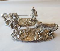 Victorian knife rests - gentleman coaxing a donkey over a stream - 1883 (9 of 11) Victorian knife rests - gentleman coaxing a donkey over a stream - 1883 (9 of 11)