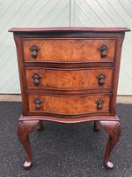 Antique Burr Walnut Bedside Chest (6 of 8) Antique Burr Walnut Bedside Chest (6 of 8)