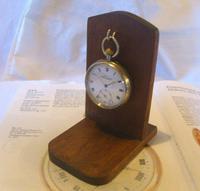 Vintage Wooden Pocket Watch Stand 1940s Dark Oak Robust & Sturdy (2 of 8) Vintage Wooden Pocket Watch Stand 1940s Dark Oak Robust & Sturdy (2 of 8)