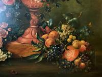 Dutch 18thc Manner RARE Huge Pair Vintage Fruit Floral Still Life Oil Paintings (11 of 23) Dutch 18thc Manner RARE Huge Pair Vintage Fruit Floral Still Life Oil Paintings (11 of 23)