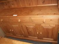 Large Pine Three Drawer Kitchen Dresser (2 of 2) Large Pine Three Drawer Kitchen Dresser (2 of 2)
